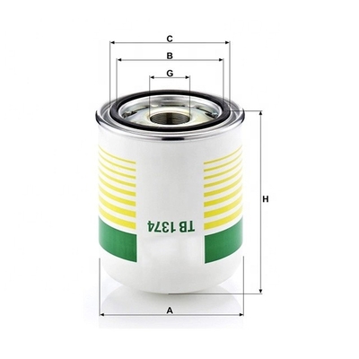 Hydwell Versorgung TB1374X Lufttrockner Filter P781466 220949 0986628250 2032389