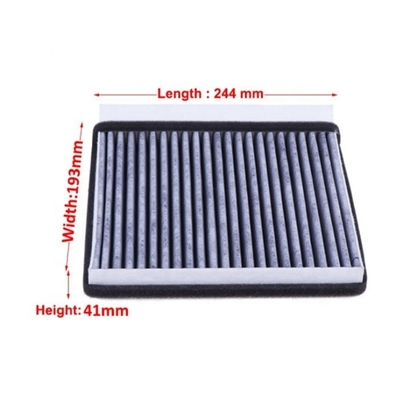 244*193*41mm Luftfilterelement für Teile von schweren Lkw OE Nr. 10365455