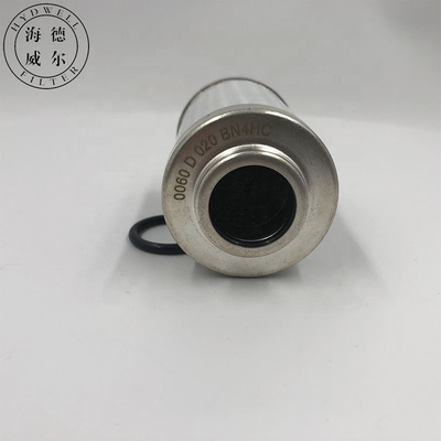Glasfaserpapier 0060D020BN4HC Hydraulischer Rückkehrölfilter für Kundenanforderungen