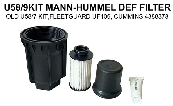 CE-Zertifizierung Kunststoffbrennstofffilter OE U58/9 KIT 4388378 2122909PE für Montagefahrzeug