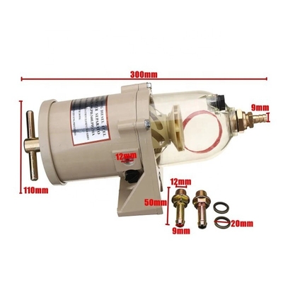 Schiffsfahrzeuge Teile 90GPH Dieselbrennstoff Filter Öl/Wasser Trennseeler 500FG 500FH Baugruppe