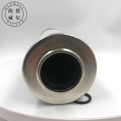 Online-Dienstleistung Hydraulisches Ölfilterelement 0660D020BN4HC 0660D010BN4HC 99,9% Wirksamkeit