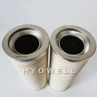 Glasfaserfiltermaterial Hc8400fks16h Hydraulisches Ölfilterelement für Hydwell